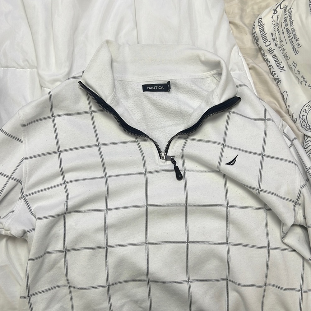 White Nautica Pullover